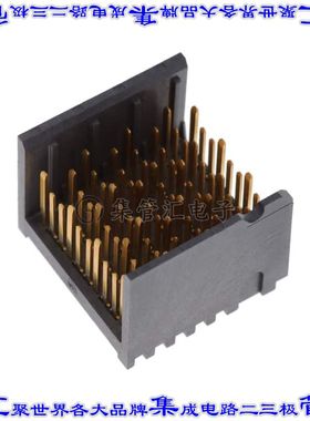 HDTM-3-08-1-S-VT-0-1 背板连接器48POS接头公型刀片1.8mm通孔黑