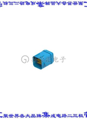 2366509-4 矩形连接器外壳48POS插座6排公形引脚蓝色自由悬挂