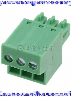 VM0315500000G 端子块连接器3POS插头母插口3.5mm绿色自由悬挂