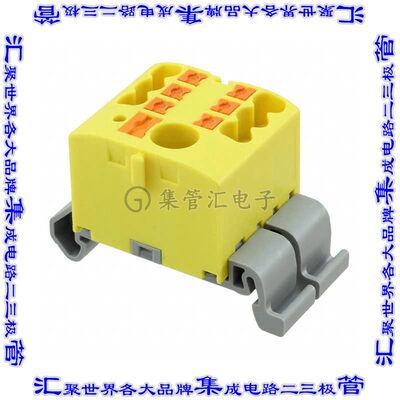 3273204 接线板专用连接器7POS中等25.2mm黄色