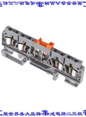 280-874 端子块连接器4POS断连5.0mm灰色12-28AWG