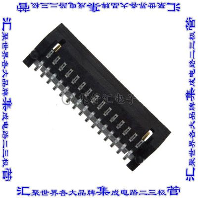 87409-115LF 针座连接器30POS接头2排1.27mm公形插针表贴SMD镀金