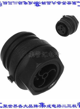 EXP-0931/03/S 圆形连接器3(2电源+PE)插座母插口螺钉镍面板安装