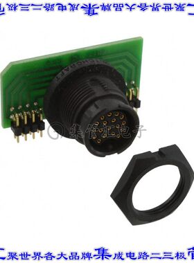 EN3P18FRAPCBW 圆形连接器18POS插座母插口焊接镀金面板安装通孔