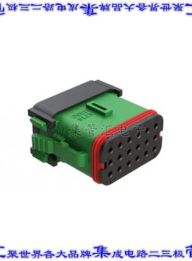 AT16-18SC-EK02 矩形连接器外壳18POS插头3排母形插口绿色自由悬