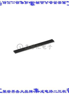 929974-01-36 针座连接器36POS插座2.54mm叉状通孔直针锡
