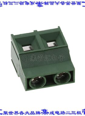 EM291902 线对板连接器2POS接线端子9.53mm通孔水平带板