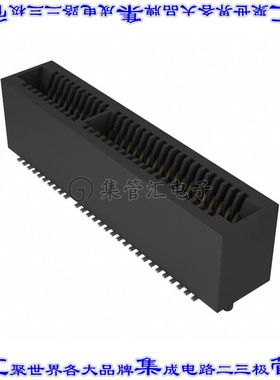 MEC1-130-02-F-D-A 卡边缘连接器60POS母头2排1mm黑色镀金