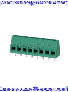 1715080 线对板连接器8POS接线端子5mm通孔水平带板