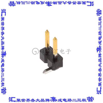 2842102-2 针座连接器2POS分离式2mm公形插针表贴SMD镀金