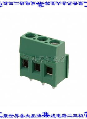 282841-3 线对板连接器3POS接线端子5.08mm通孔水平带板