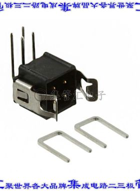 M80-8510442 针座连接器4POS接头2排2mm公形插针通孔直角镀金