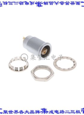 ERA.0S.302.CLLX 圆形连接器2POS插座母插口焊杯镀金面板安装