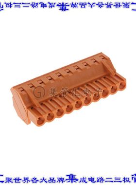 1946330000 端子块连接器10POS插头母插口5.08mm橙色自由悬挂