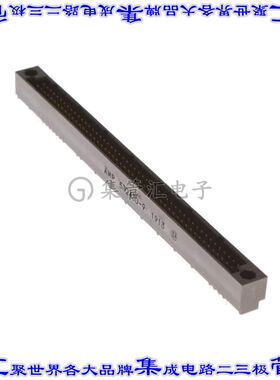 532430-9 背板连接器100POS接头公引脚2排2.54mm通孔天然色
