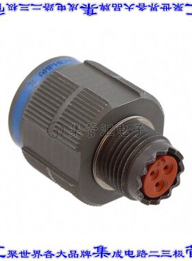 D38999/26WA98PNLC 圆形连接器3POS插头外壳用于公插针草绿色自由