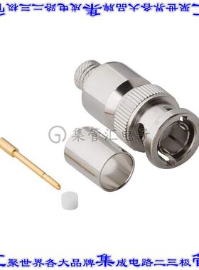 031-70552-12G 同轴连接器BNC插头公引脚压接75欧姆自由悬挂