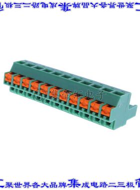 1861328 端子块连接器11POS插头母插口5.08mm绿色自由悬挂