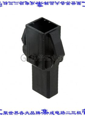 1-1318116-3 矩形连接器外壳3POS插头2.5mm公形引脚黑色面板安装