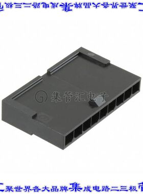 436400901 0436400901矩形连接器外壳9POS插头3mm公形引脚黑色自