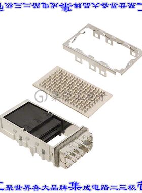 2149157-1 插拔式连接器84POS屏蔽罩式插座带散热器CXP通孔直角压