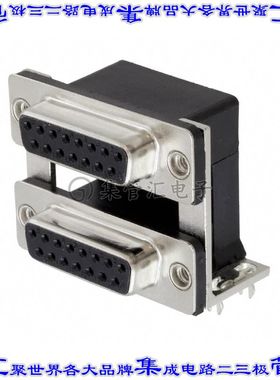 ASUB-277-15TP26 连接器15,15插座母插口D-TYPE型通孔直角