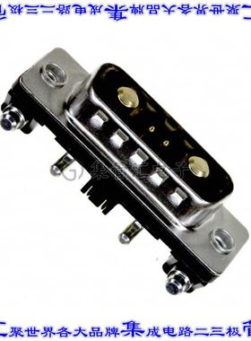 10070158-00419XLF 连接器4(2+2电源)插头公引脚D-Sub组合式通孔