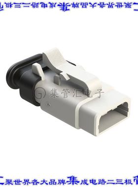 ATM06-3S-SR01WT 矩形连接器外壳3POS插头母形插口白色自由悬挂