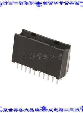 1766354-1 卡边缘连接器4POS母头2排2.5mm黑色镀金