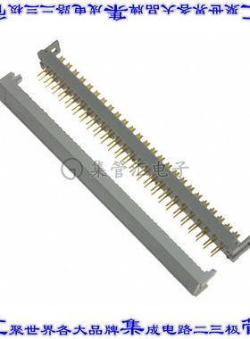 7850-0000PR 连接器50POS带状电缆DIP针座2排1.27mm通孔IDC灰色