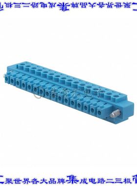TBP02P1W-381-16BE 端子块连接器16POS插头母插口3.81mm蓝色自由