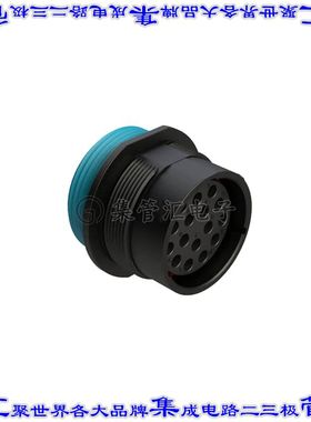 AHDP04-24-16SR-WTA 圆形连接器16POS插座外壳用于母插口黑色面板