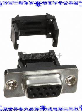 A-DFF 09 LPIII/Z-UNC 连接器9POS插座母插口2排D-Sub自由悬挂
