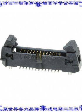 M50-3651342R 针座连接器26POS接头2排1.27mm公形插针表贴SMD镀金