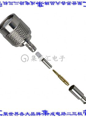 122116 同轴连接器TNC插头公引脚压接50欧姆自由悬挂