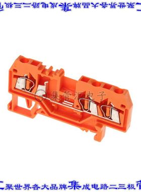 280-650 端子块连接器3POS馈通式5.0mm橙色12-28AWG