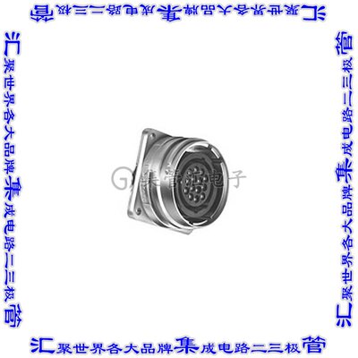 213734-2 圆形连接器16POS插座公形引脚焊接锡面板安装