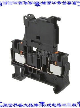 3211861 端子块连接器2POS断连6.2mm黑色10-24AWG