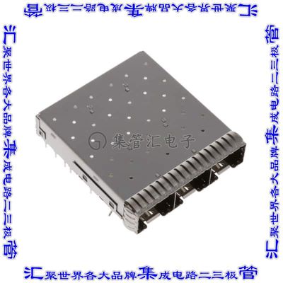 2350203-1 插拔式连接器机架成组(1 x 3)zSFP+通孔直角焊接
