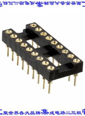 SA183040 连接器IC插座DIP 7.62mm插口18(2 x 9)位置镀金通孔