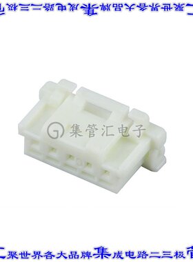 5051510501 矩形连接器外壳5POS插座2mm母形插口白色自由悬挂