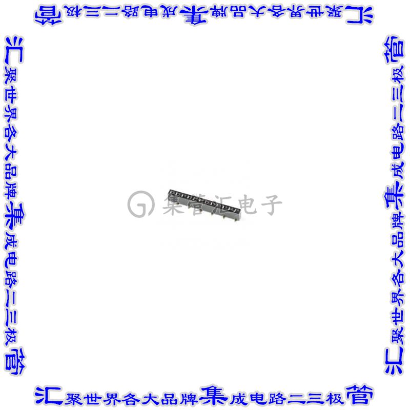 COM-21409 针座连接器12POS插座2.54mm叉状表贴SMD锡
