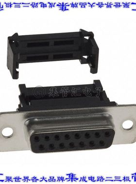 A-DFF 15 LPIII/Z 连接器15POS插座母插口2排D-Sub自由悬挂