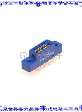 EBC05DREH 卡边缘连接器10POS母头2排2.54mm蓝色镀金