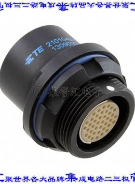 2101549-1 圆形连接器40POS插座母插口焊接镀金面板安装