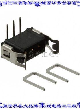 M80-8420342 针座连接器3POS接头2mm公形插针通孔直角镀金