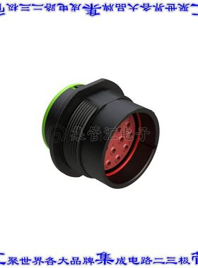 AHDP04-24-16PN-SRA 圆形连接器16POS插座外壳用于公插针黑色面板