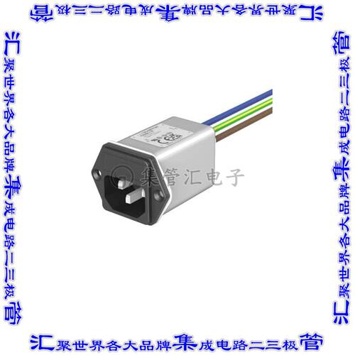 FN9262B-10-07 电源接入连接器3POS插座公插片模块IEC320-C14面板