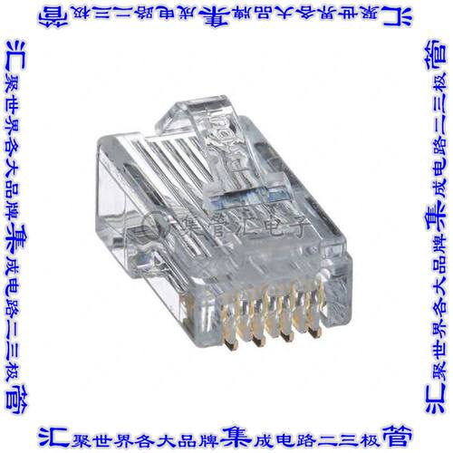 MP588-C 接插件连接器8-POSITION, 8-WIRE MODULAR PLUG,