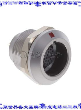 SLKD-26EGFS-GCP-001 圆形连接器26POS插座母插口焊杯镀金面板安